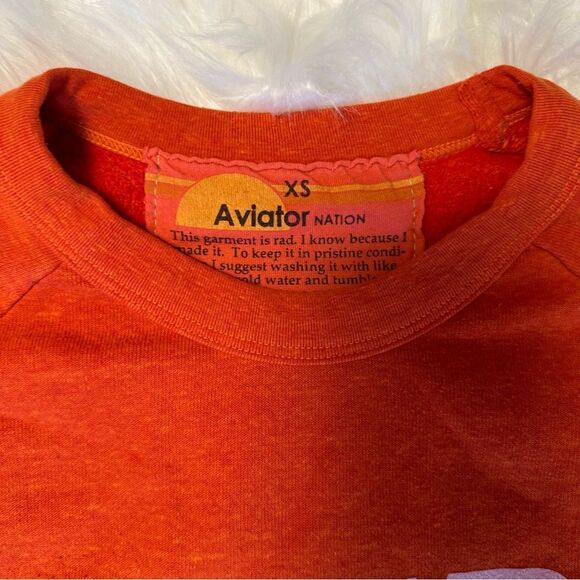 Aviator Nation Ride Logo Crewneck Sweatshirt - Picture 4 of 11